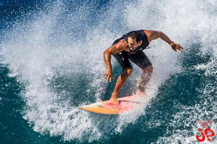 Justin, Smiling and Surfing